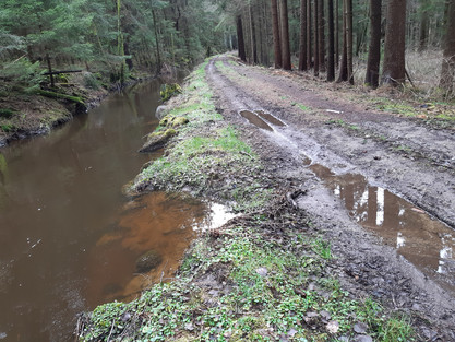 Egerradweg Bauarbeiten